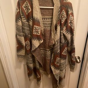 Patterned cardigan